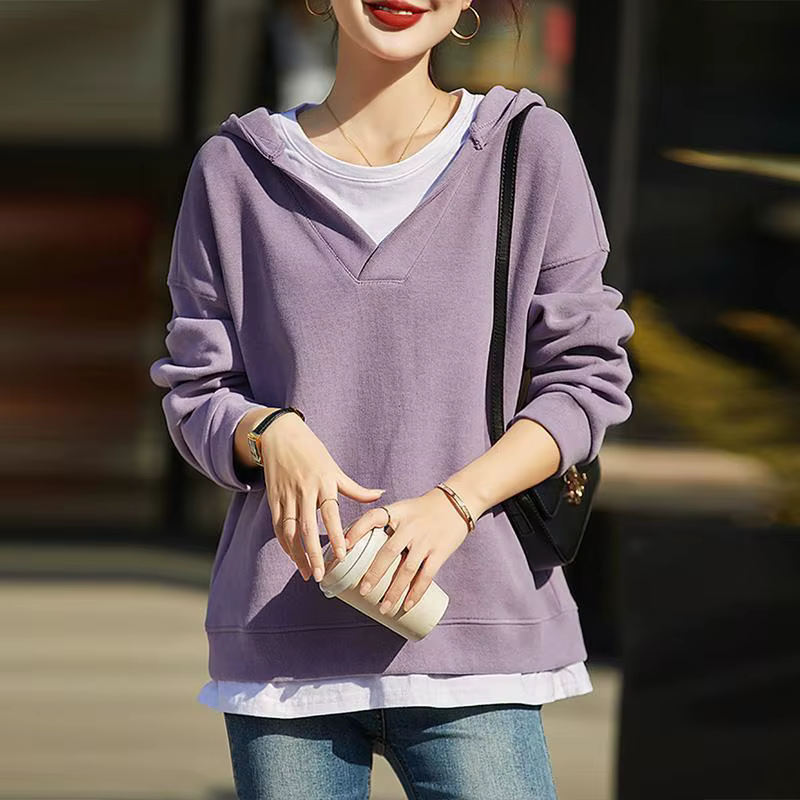 Sweat-shirt à capuche pour femme