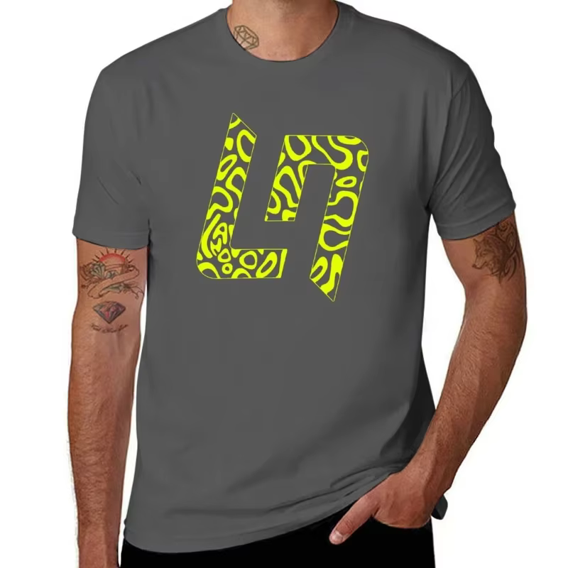 Lando Norris pilote de course T-shirt de luxe designer vêtements amusants