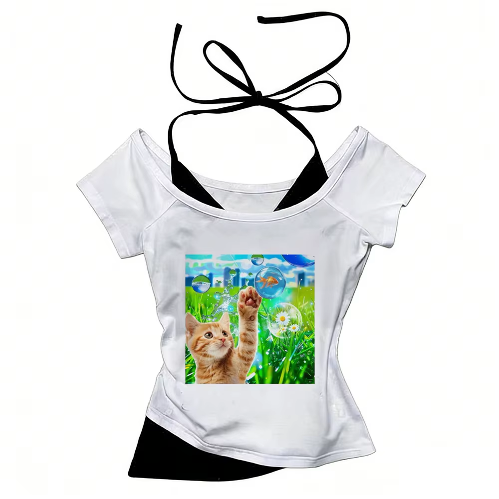 T-shirt Frutiger Aero pour femmes