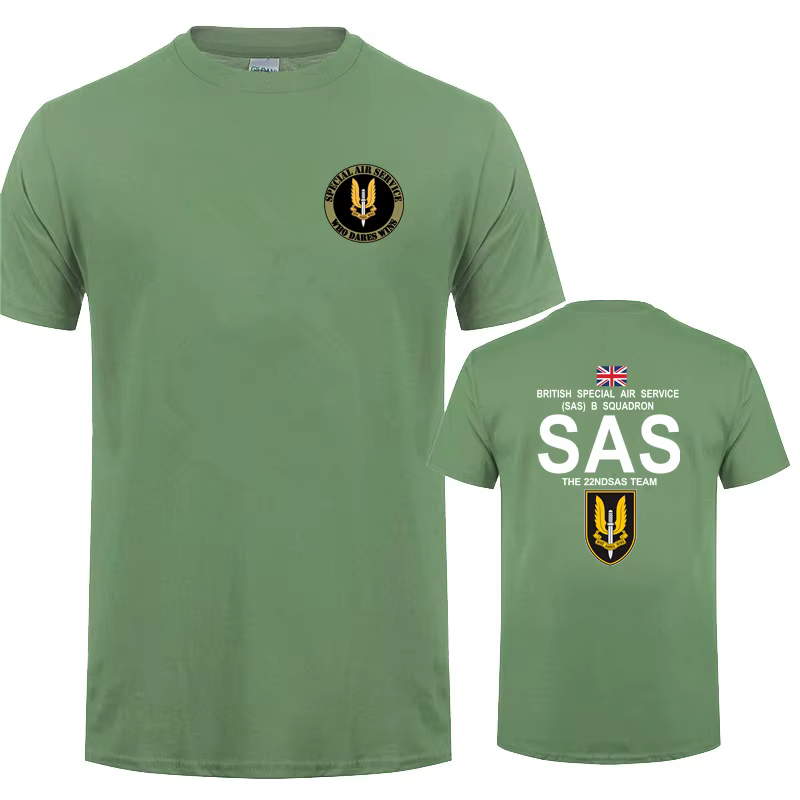 Militaire SAS Sniper hommes t-shirt armée