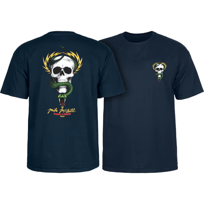 Marque de skateboard américaine haut de gamme - Collection de t-shirts bleu marine