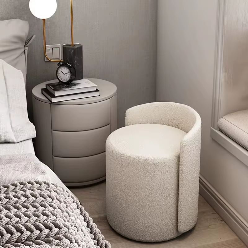 Chaise de maquillage avec dossier pour chambre à coucher