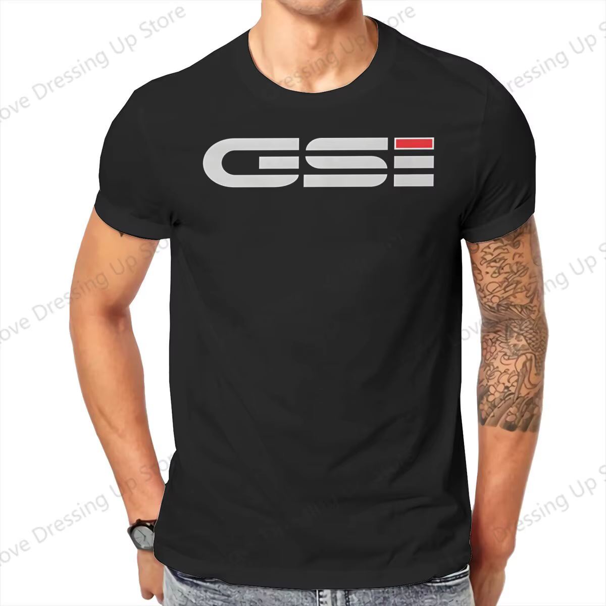 T-shirt graphique moto GS Opel Gsi pour hommes