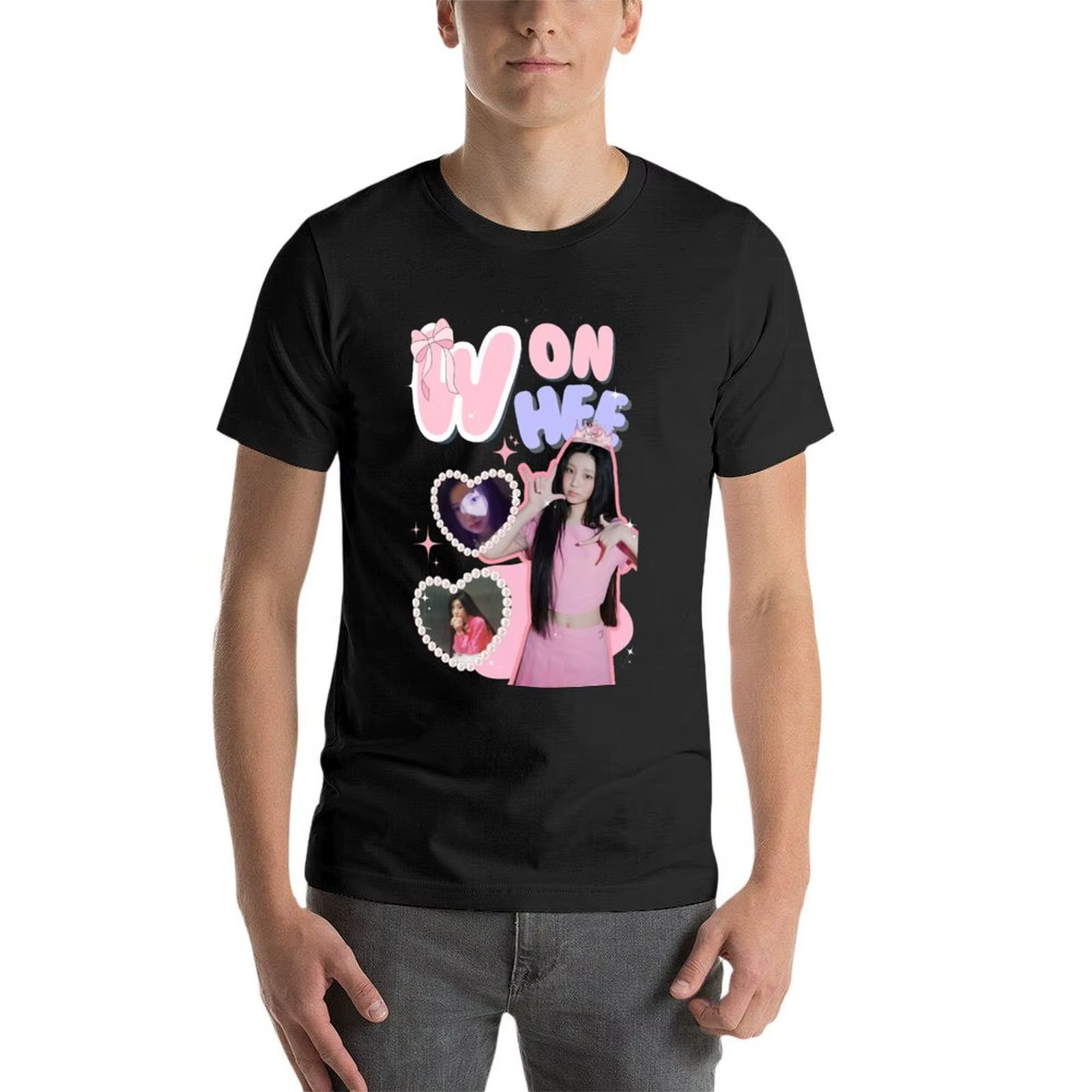 Illit (KPOP) T-Shirt Blouse hauts mignons hommes T-Shirt graphique