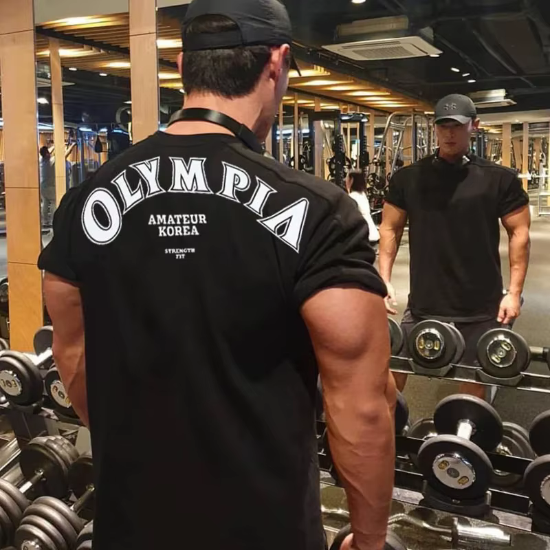 OLYMPIA Coton Gym Shirt dehors T