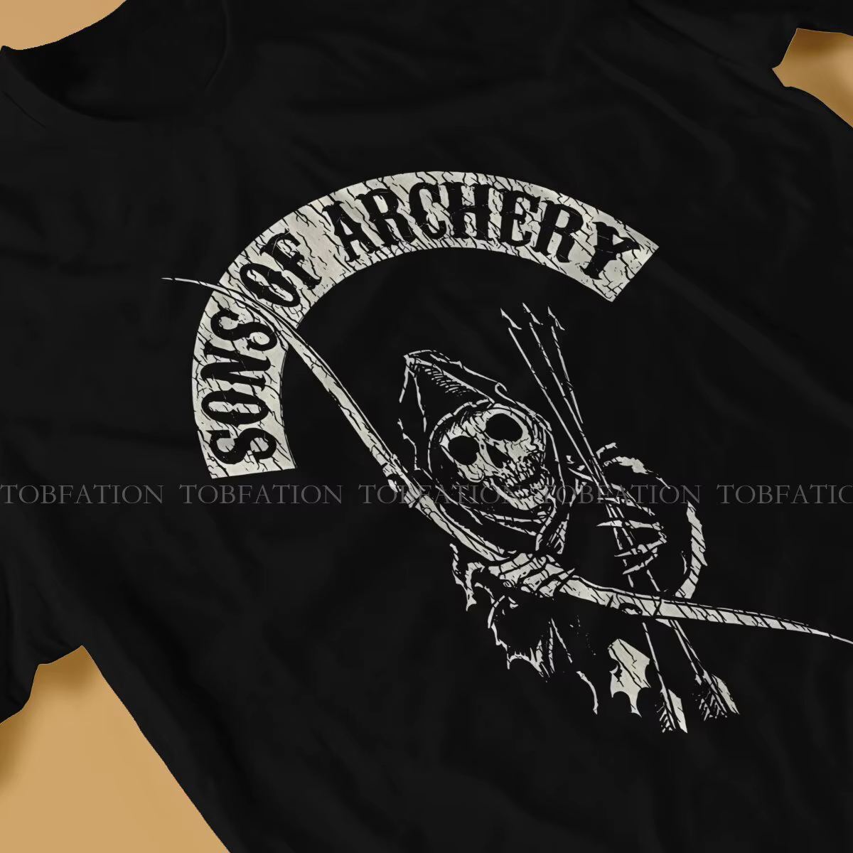 Tir à l'arc homme t-shirt fils de tir