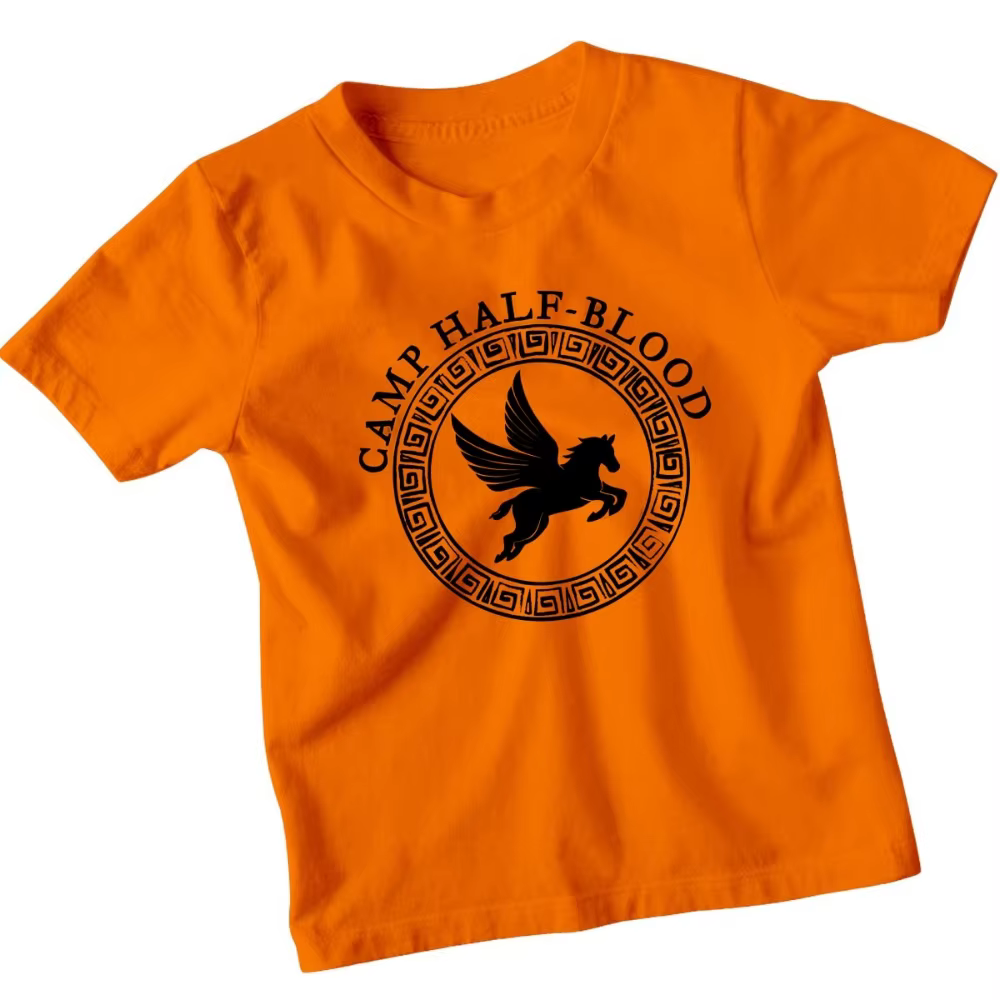 Camp demi-sang t-shirt livre amant mythologie Halloween garçons filles imprimer