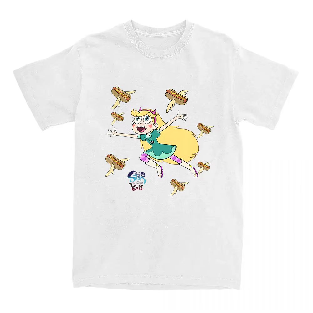 Étoile contre. Les Forces du mal T-shirt drôle dessin animé
