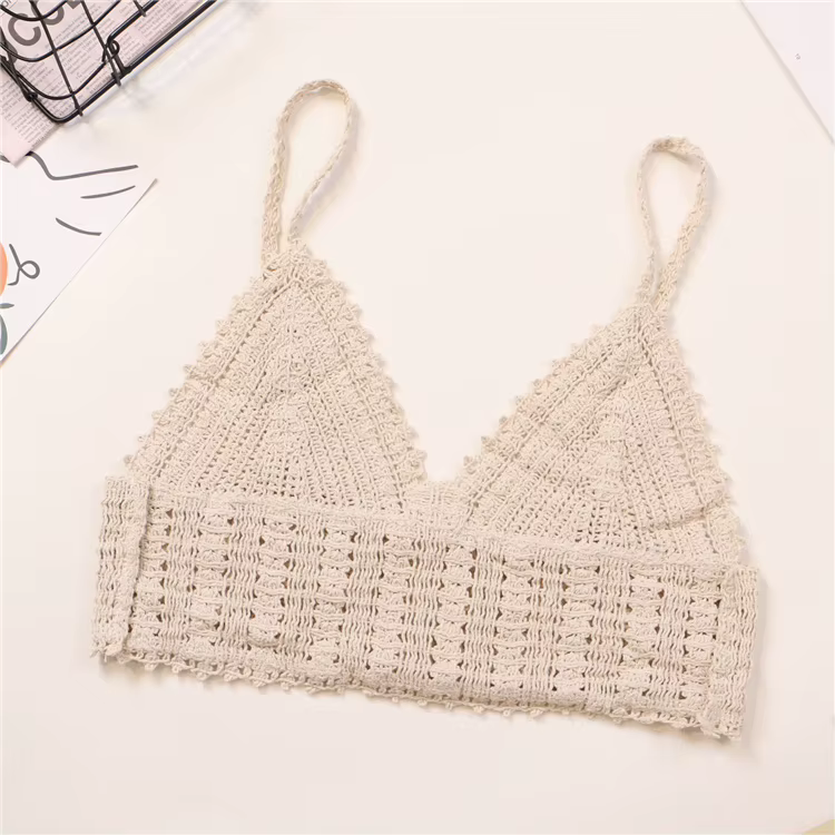 Camisoles et réservoirs en dentelle brodée pour femmes