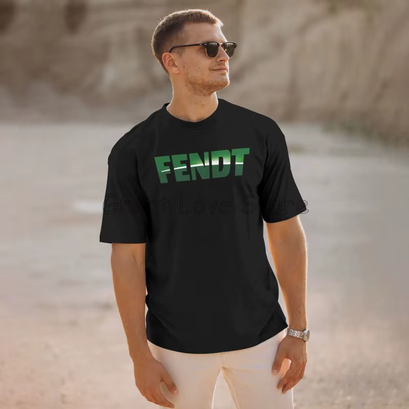 Fendt tracteurs agricoles T-shirt hommes coton grande taille T-shirts occasionnels été à manches courtes hauts