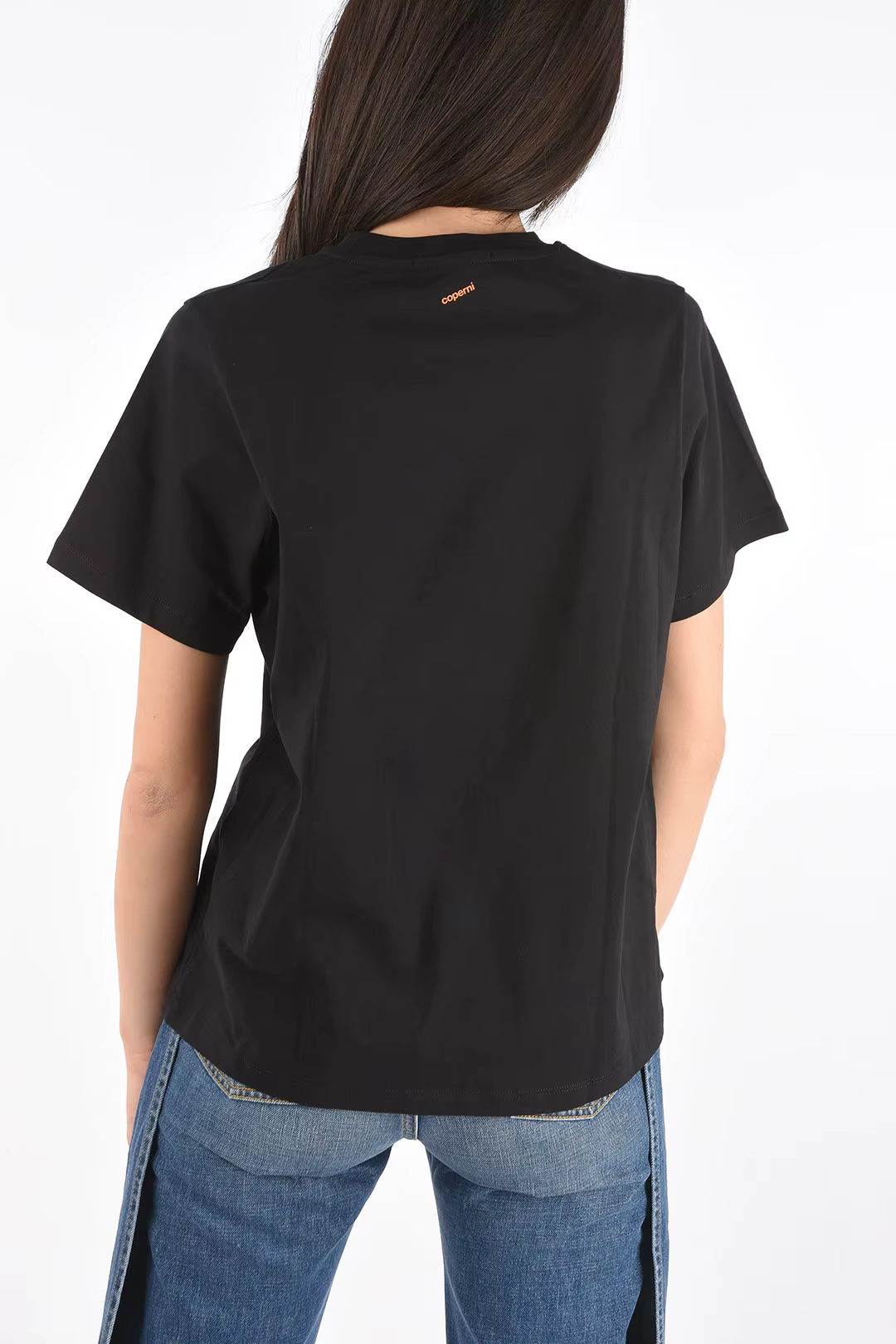 T-shirt à imprimé cerise doré pour femmes