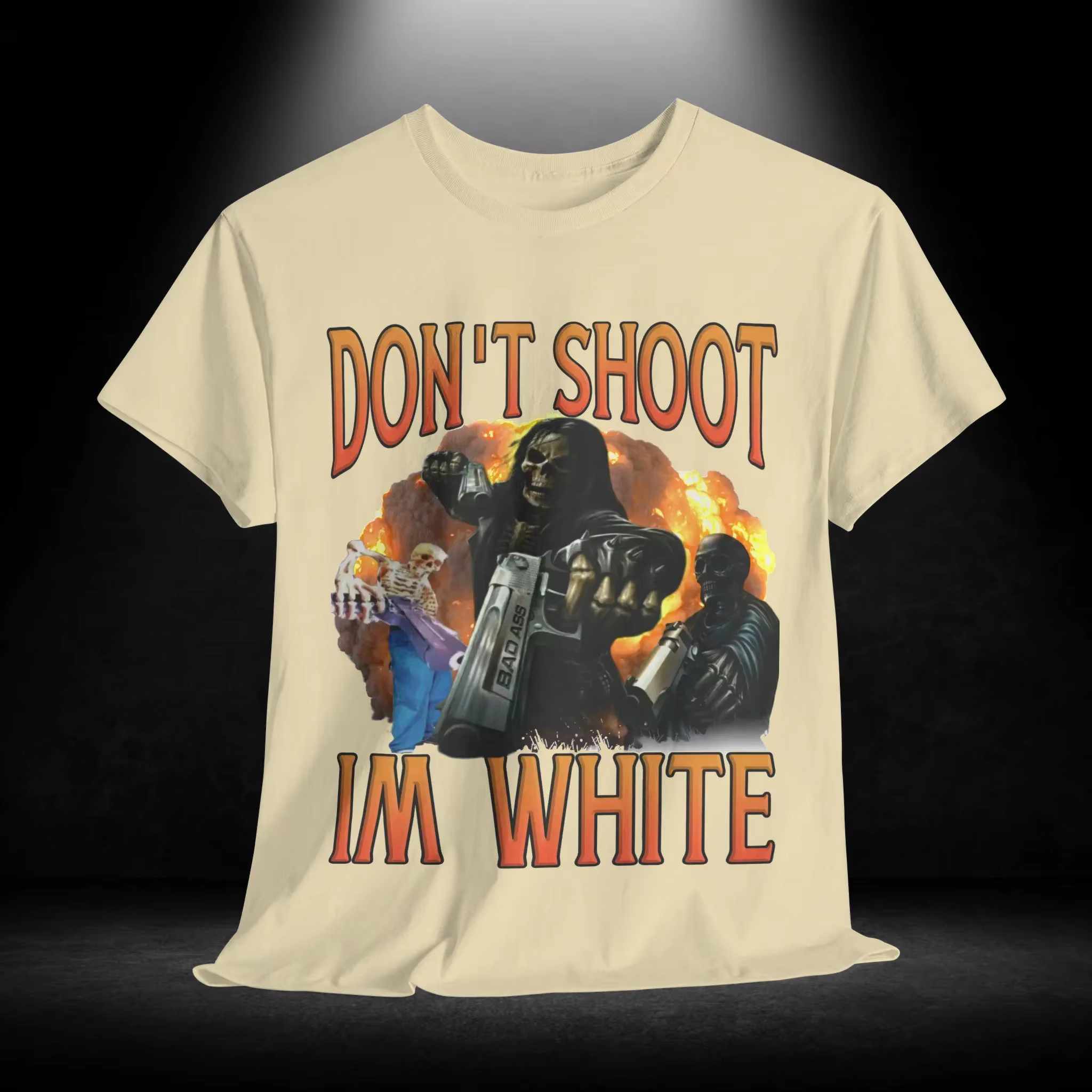 T-shirt unisexe en coton lourd
