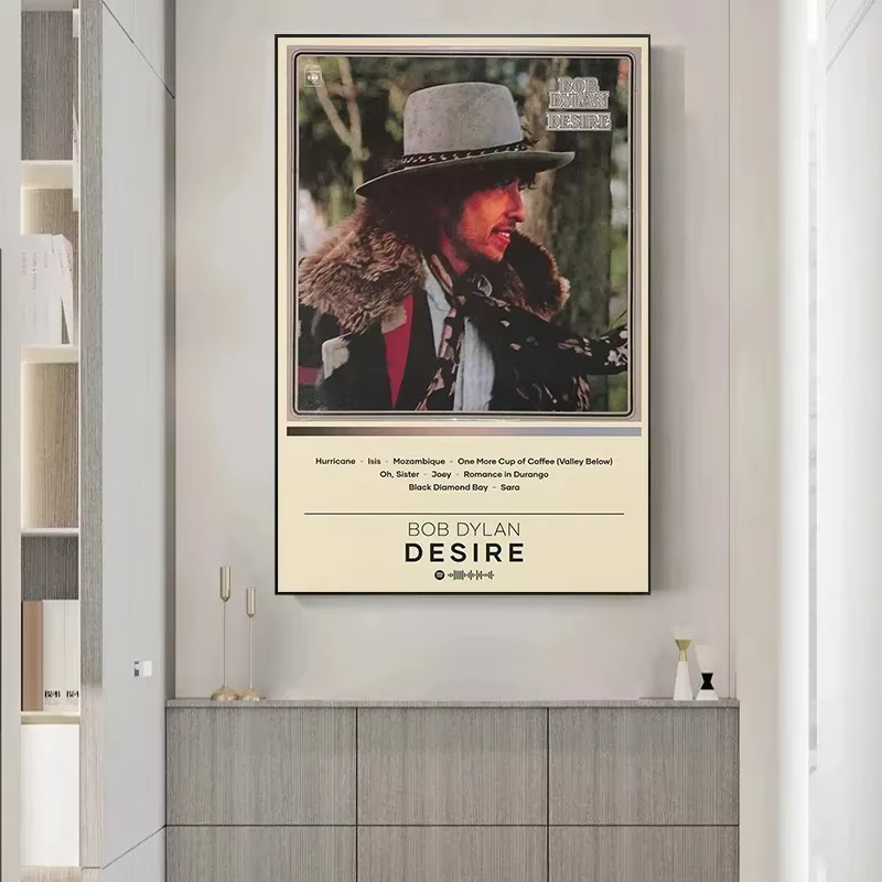 Classique rétro noir et blanc musique étoile Bob Dylan