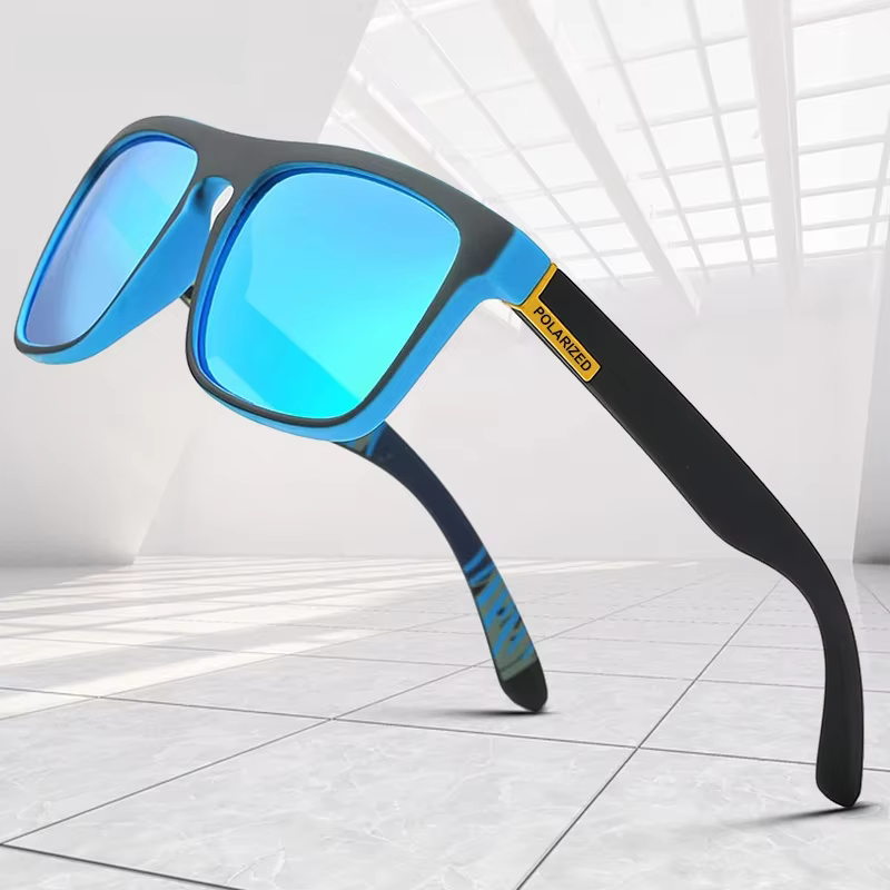 Lunettes de soleil polarisées vintage tendance, lunettes de soleil de luxe rétro pour la conduite et la pêche, lunettes anti-éblouissement