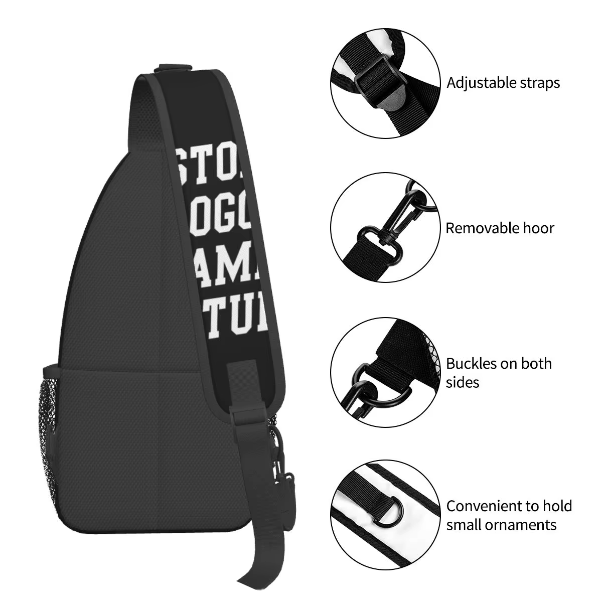 Sac à Sangle Personnalisé avec Photo et Image pour Femme