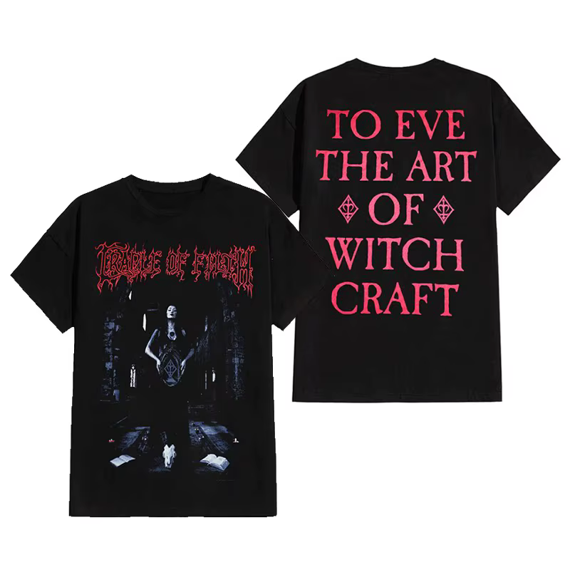 T-shirt décontracté Cradle of Filth Emperor Band Extreme Gothic Black Metal pour hommes et femmes