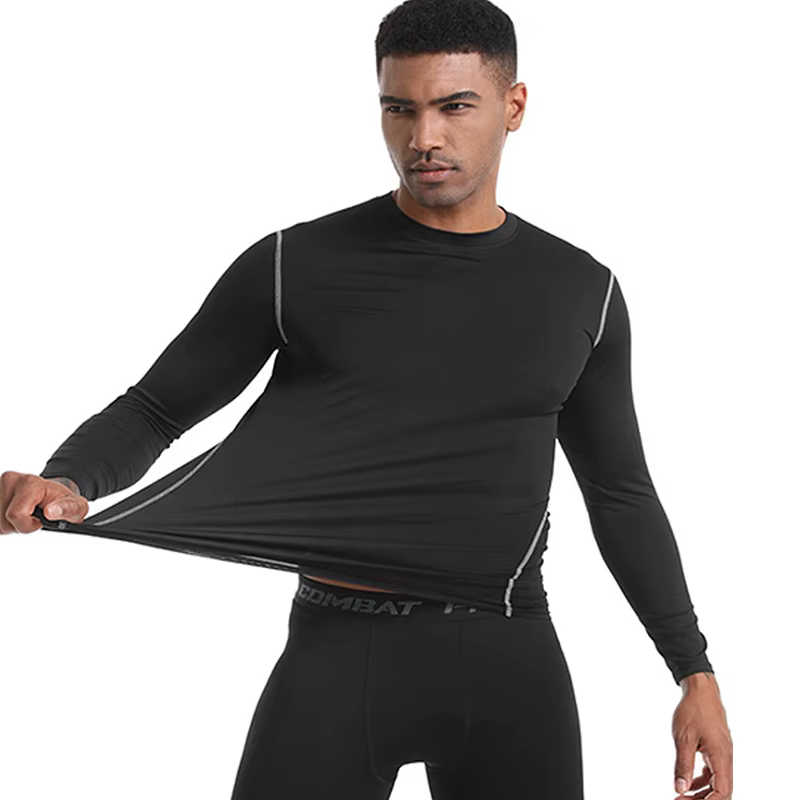 T-shirt de sport à manches longues pour homme
