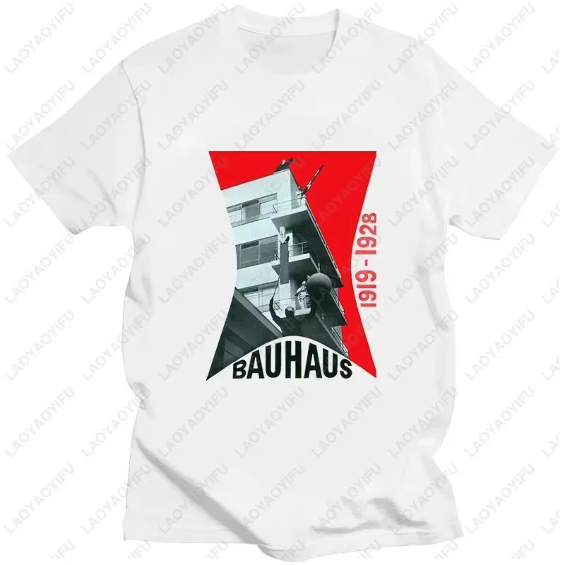 Hommes t-shirts Bauhaus Post Punk Goth Rock col rond graphique