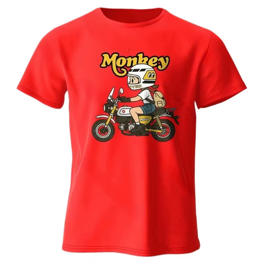 T-shirt Moto Monkey 2026 pour Hommes et Femmes