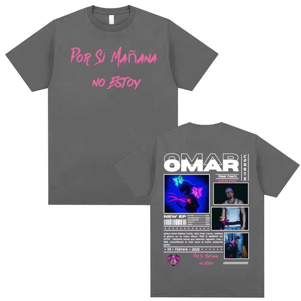 T-shirt graphique Omar Courtz Por Si Manana No Estoy 2026 Tour