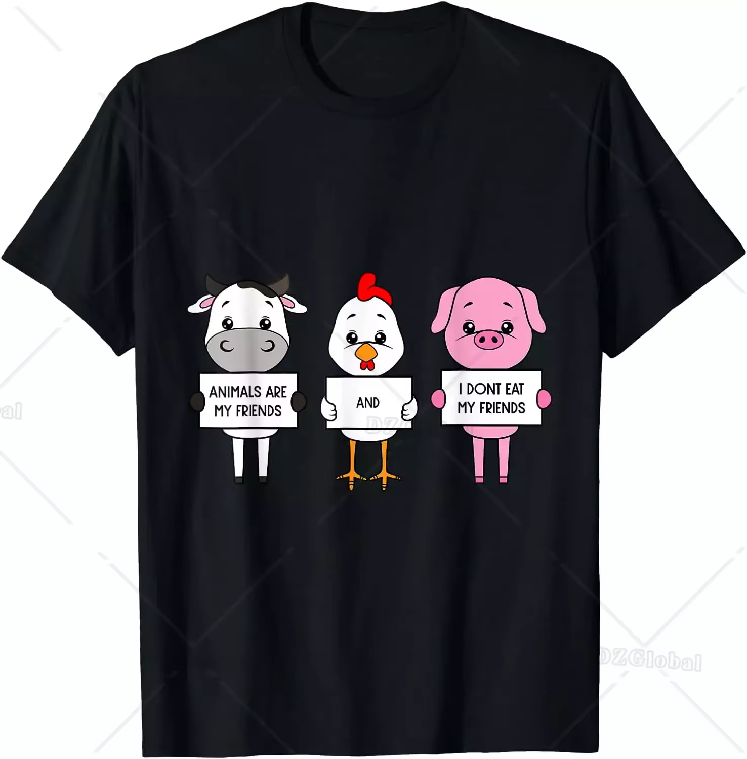 Vegan Power-T-shirt d'entraînement à manches courtes pour hommes et femmes