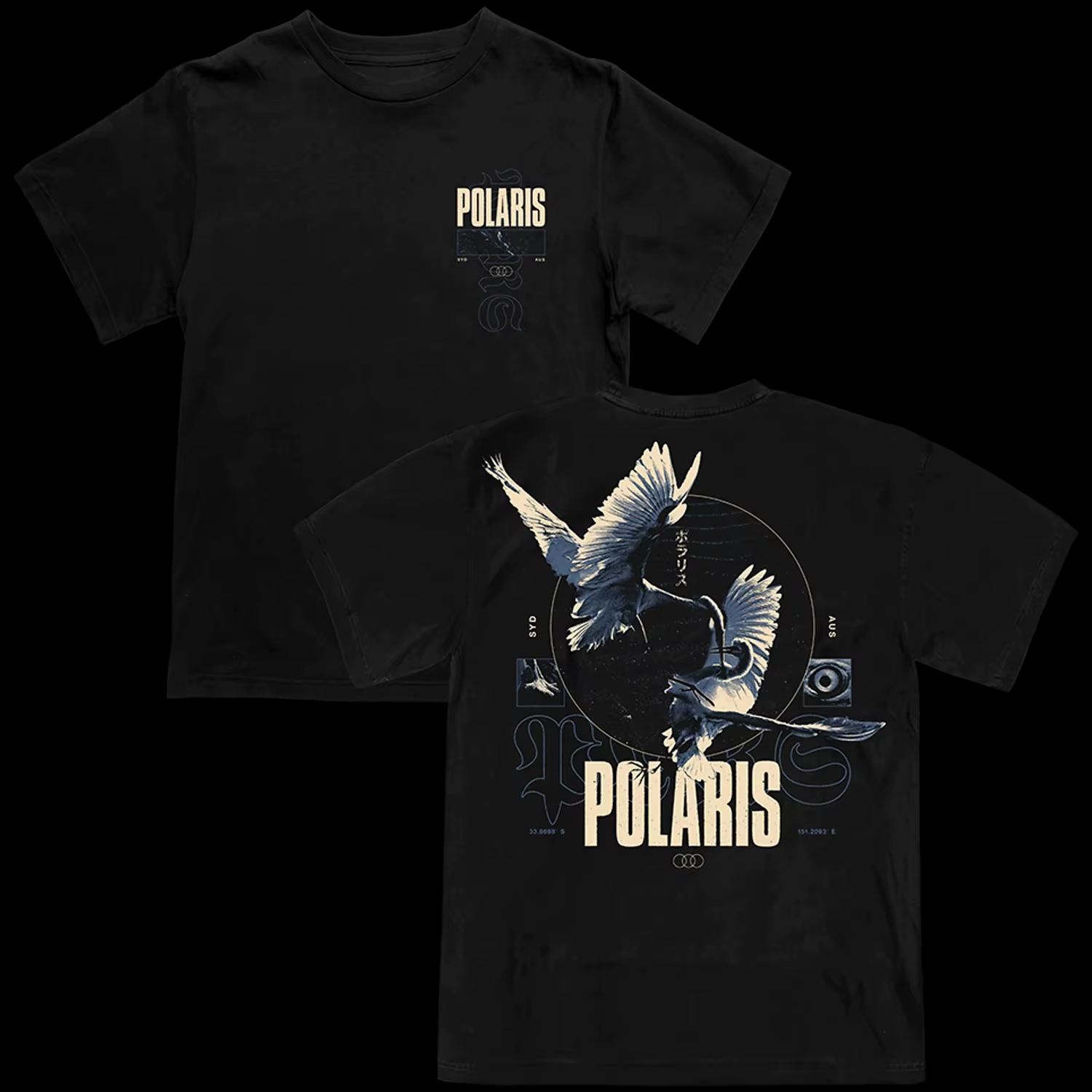  Polaris Band Graphic T-shirt en coton pour hommes et femmes