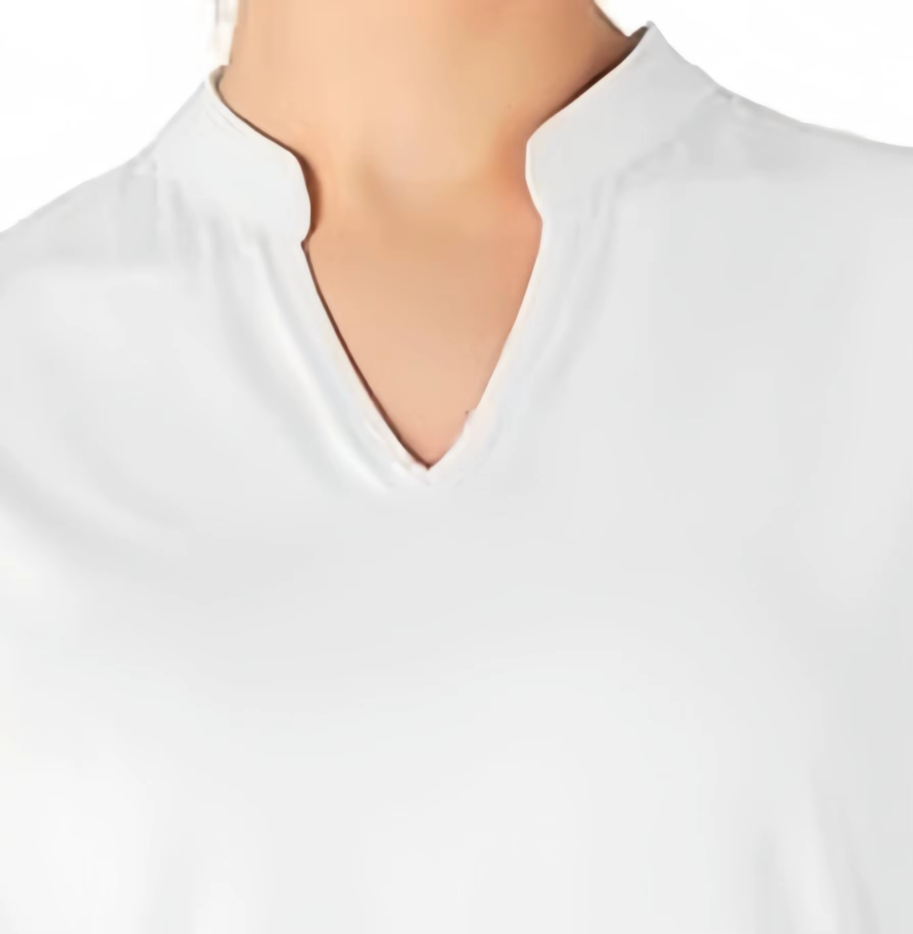 Débardeur sans manches à col en V de couleur unie pour femme