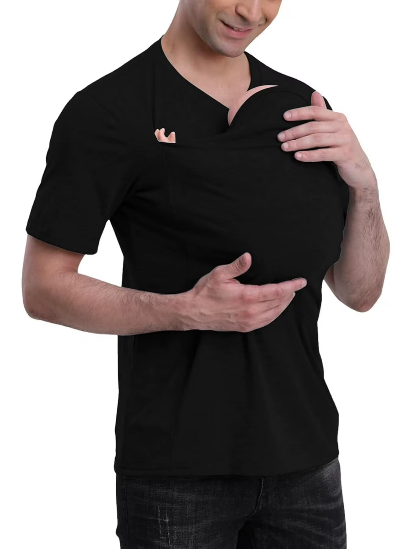 T-shirt kangourou pour homme