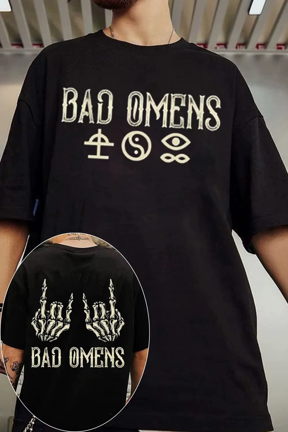 Bad Omens Band – t-shirts en coton pour hommes et femmes