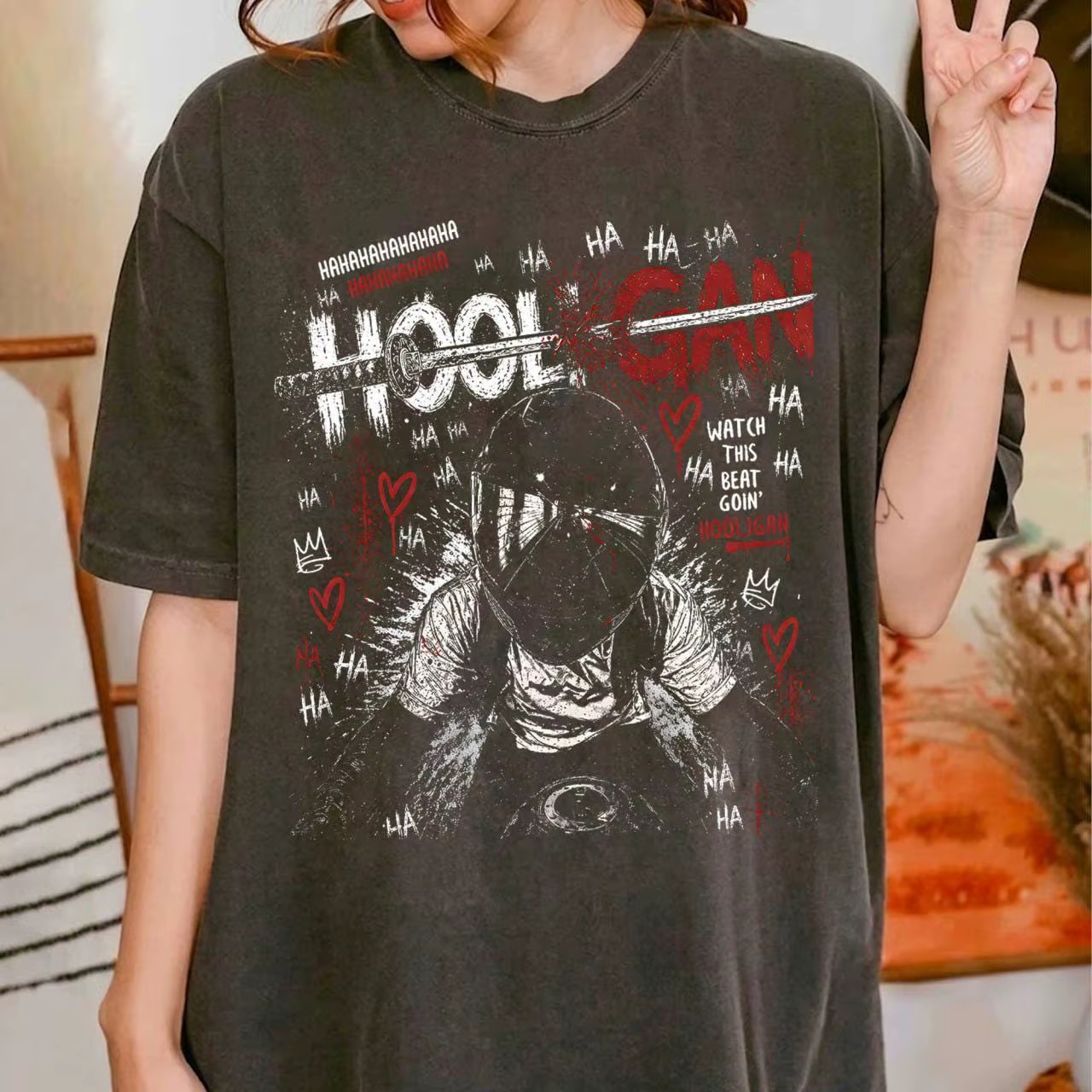 T-shirt graphique Arirang Album Tour Hooligan 2026 Nouveau 100% Coton K-pop Rétro Mode Unisexe Cadeau pour Fans Hommes Femmes