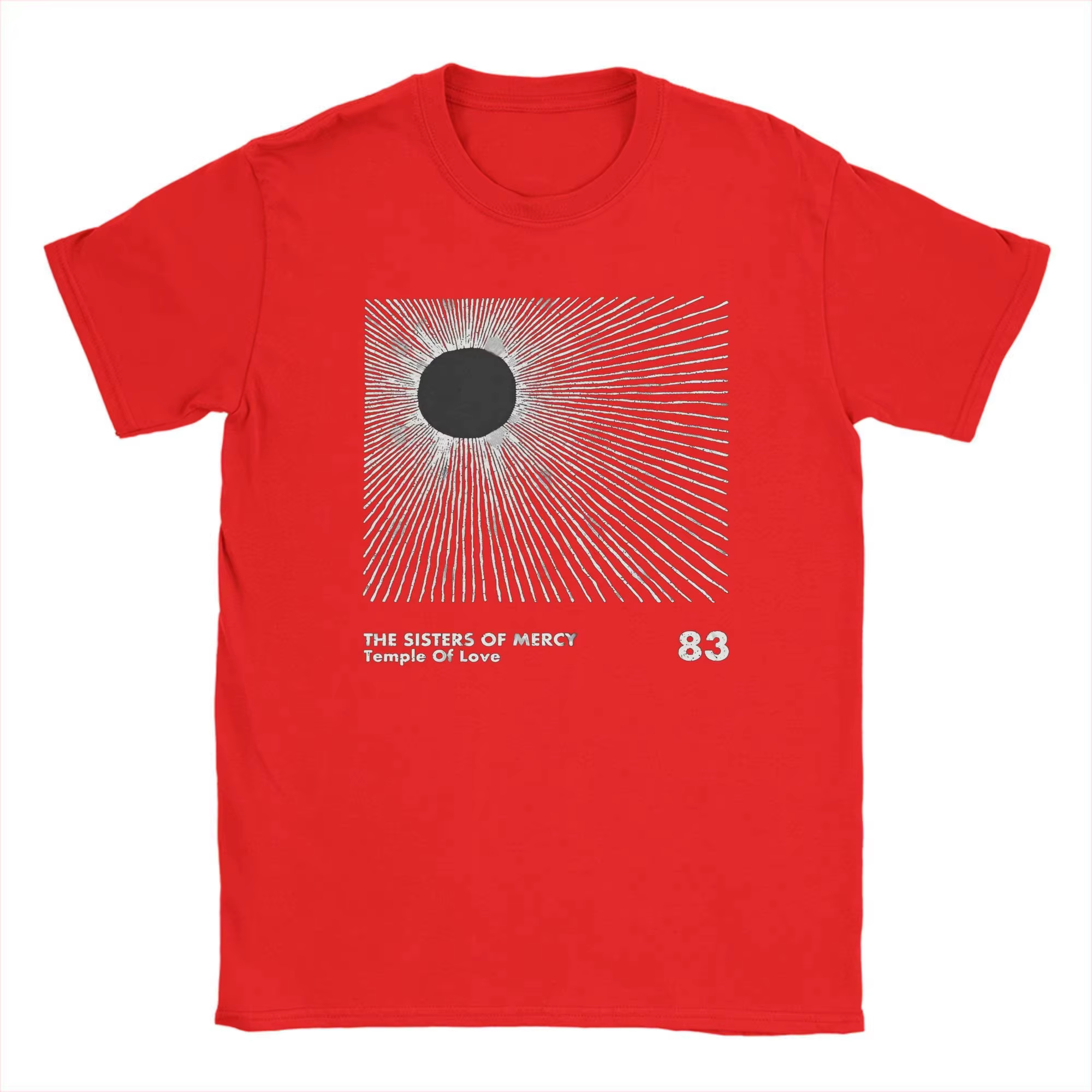 T-shirt d'été 2026 The Sisters of Mercy Band Hipster en coton pour homme – Design esthétique