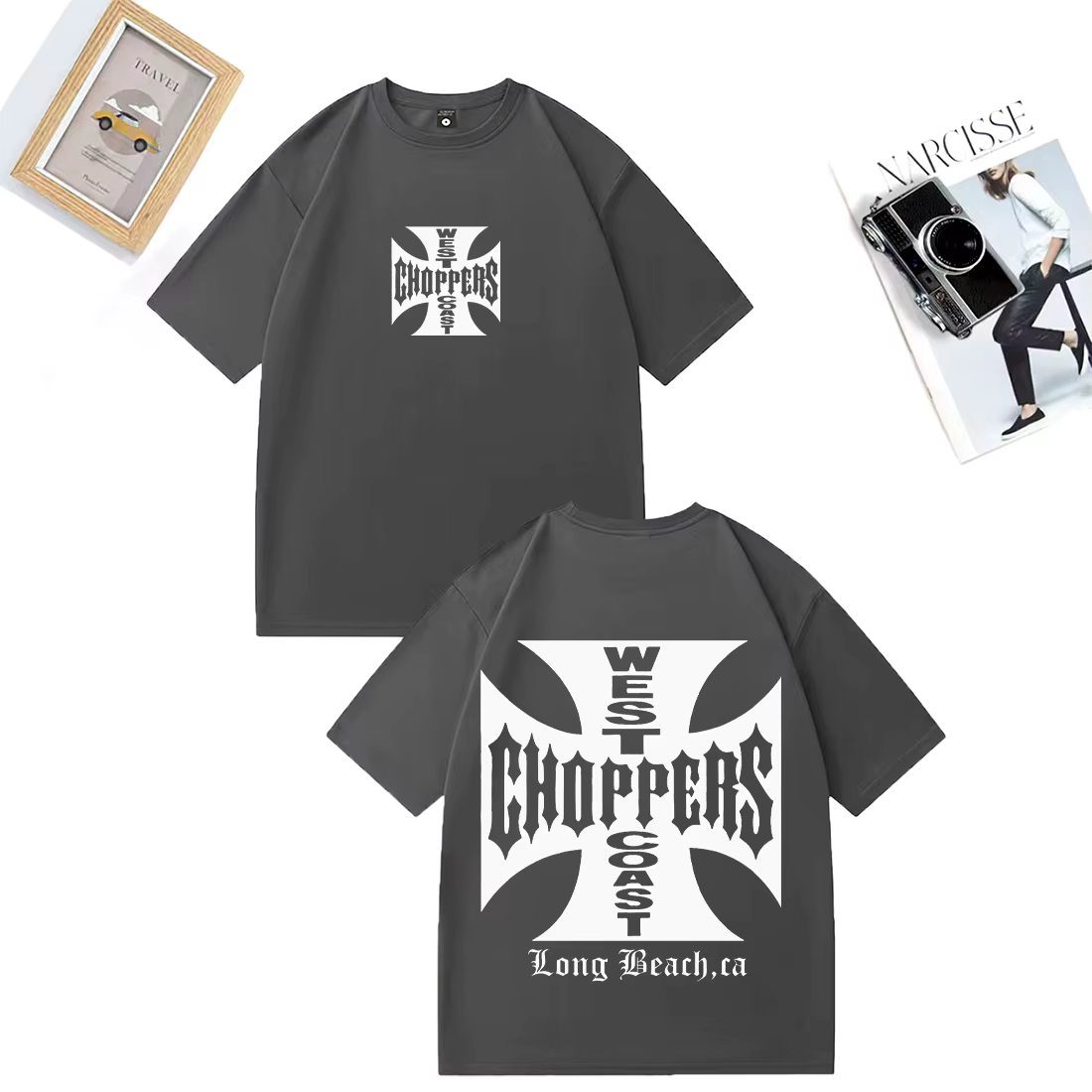 Chemise Paul Walker West Coast Choppers pour hommes et femmes