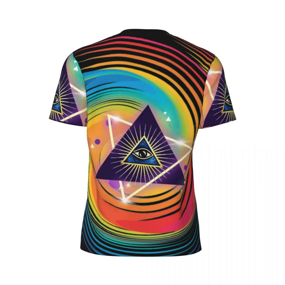 Triangle oeil t-shirt tout voir