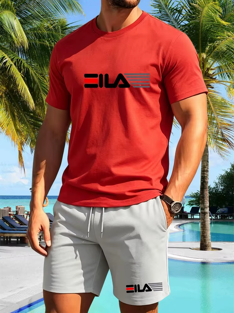 Nouvel ensemble de t-shirts à manches courtes pour hommes