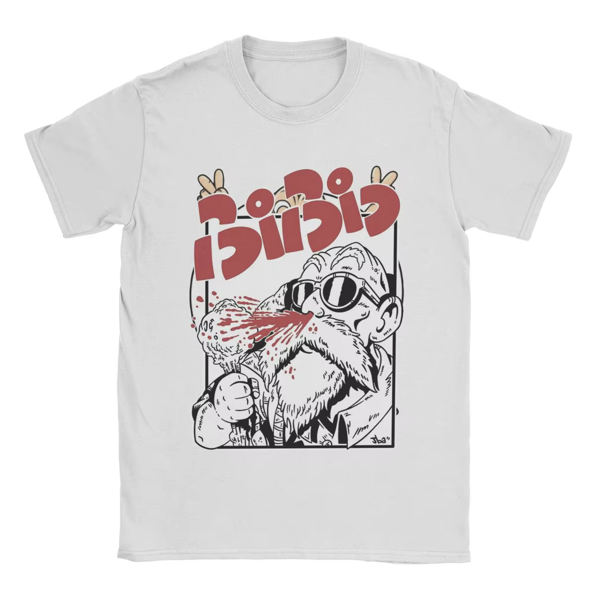 Nouveau T-shirt imprimé Dragon Ball Master Roshi Muten Kame Sennin 2026