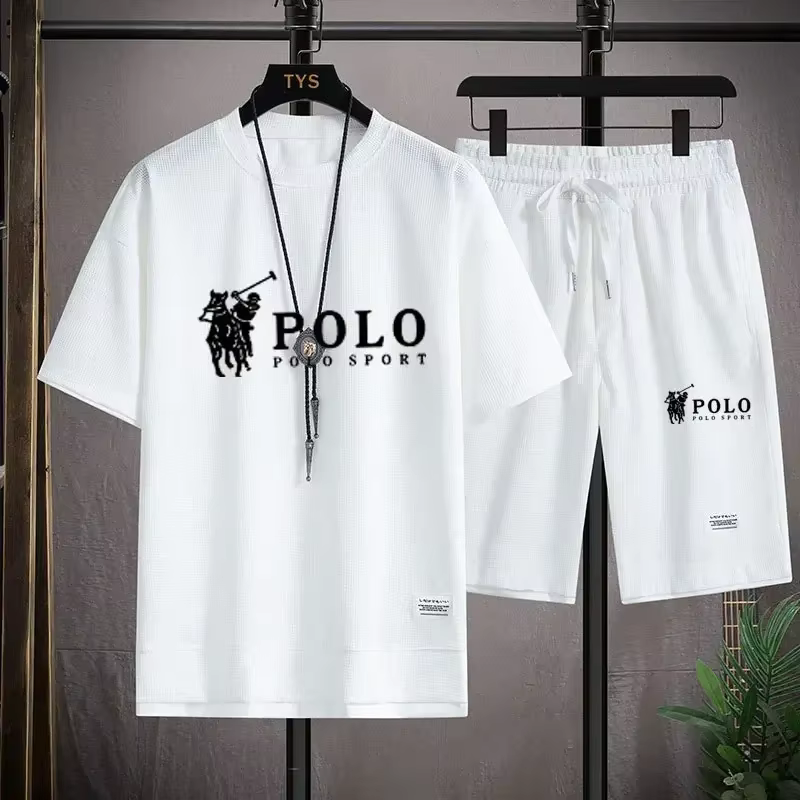 Ensemble chemise à manches courtes et short de sport pour homme - Tenue