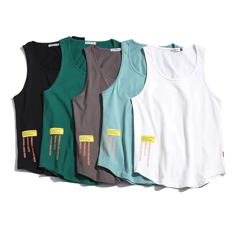 Débardeur de sport 100 % coton pour homme