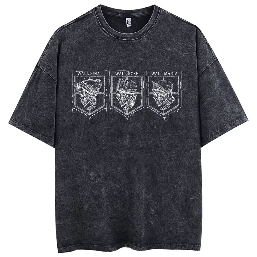 T-shirt imprimé Attack on Titan Eren Jaeger 2026 pour hommes et femmes
