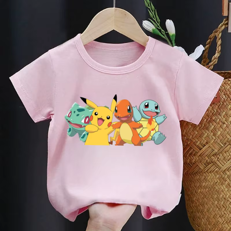 Nouveaux t-shirts Pokemon à la mode