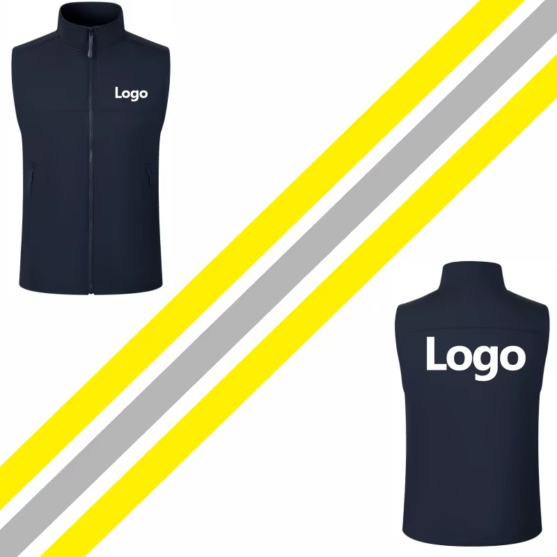 Nouveau Style doudoune Logo d'équipe personnalisé veste sans manches décontractée motif imprimé manteau résistant au froid texte de marque d'entreprise ELIKE