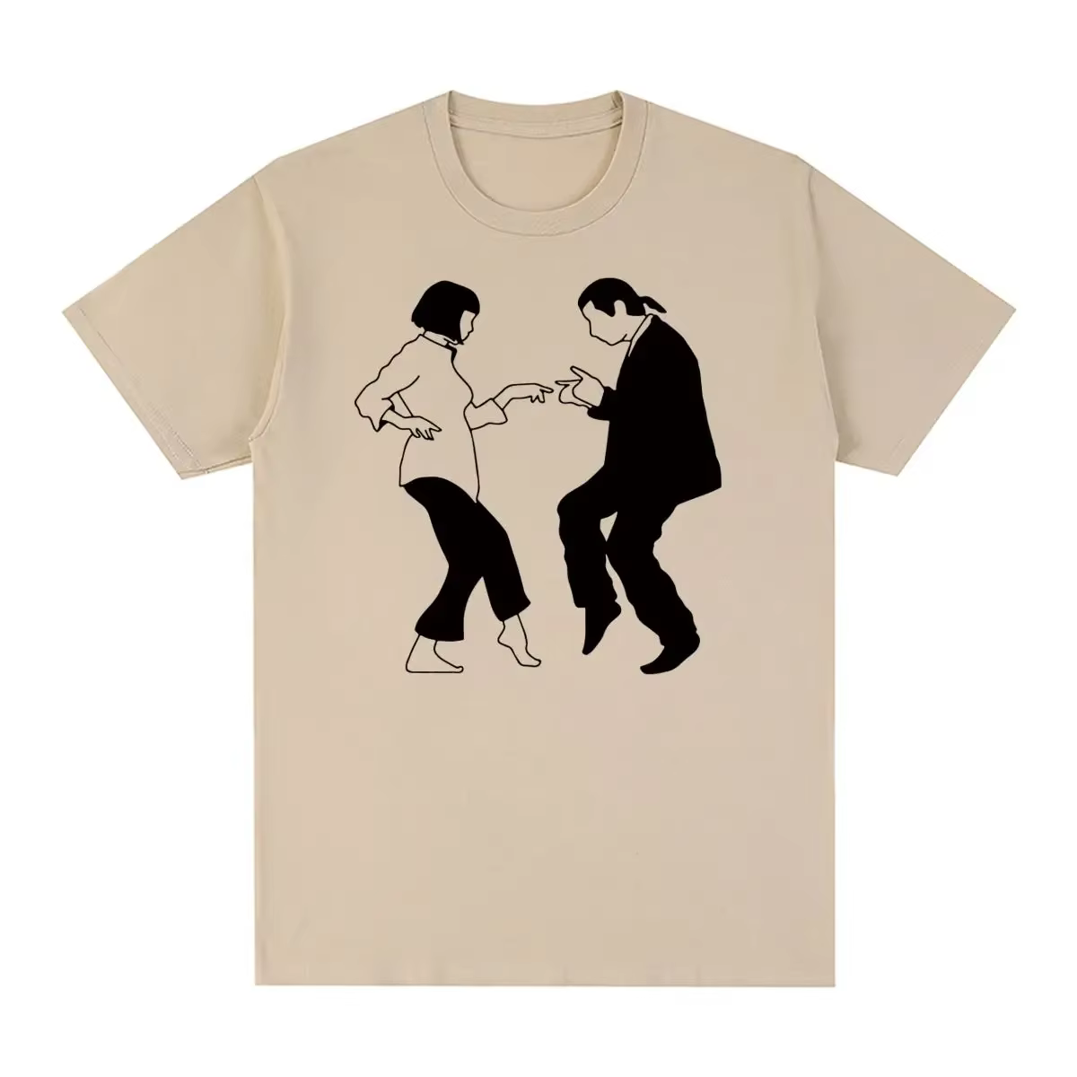 T-shirt Pulp Fiction Vintage en Coton pour Homme et Femme, Cadeau de Film Classique pour GérFriends, Créatif, Punk, Amusant, Nouveau