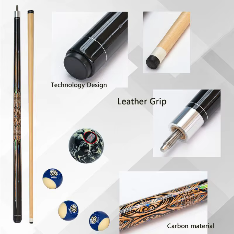 Queue de billard professionnelle à pointe de 13 mm fabriquée avec un bâton