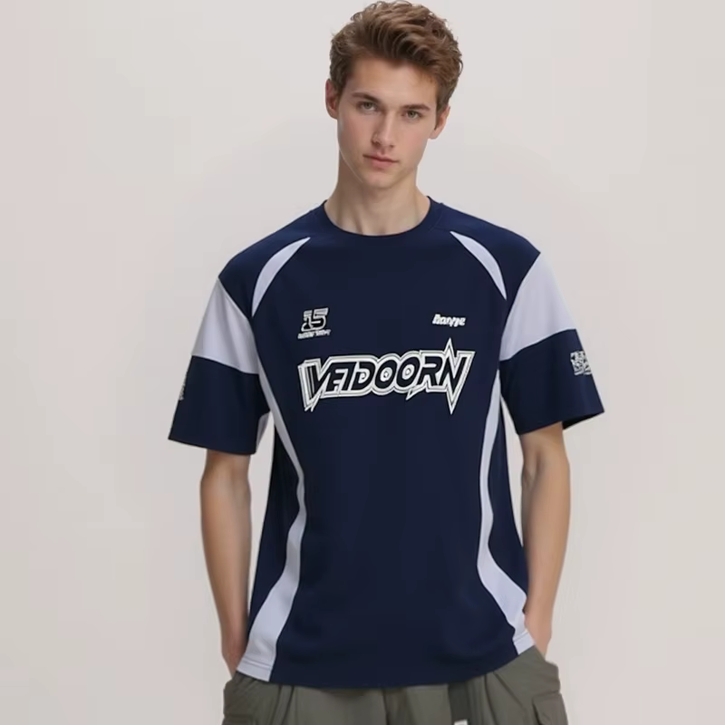 Veidoorn T-shirt d'entraînement à séchage rapide pour hommes et femmes
