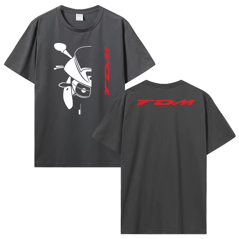 Double face Yama Tdm 900 voiture Auto T-Shirt vêtements pour hommes été décontracté col rond