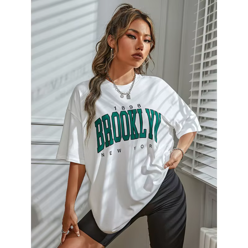 T-shirt imprimé BROOKLYN pour hommes et femmes