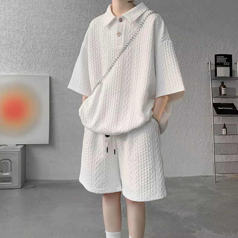 Ensemble polo et short de sport pour homme