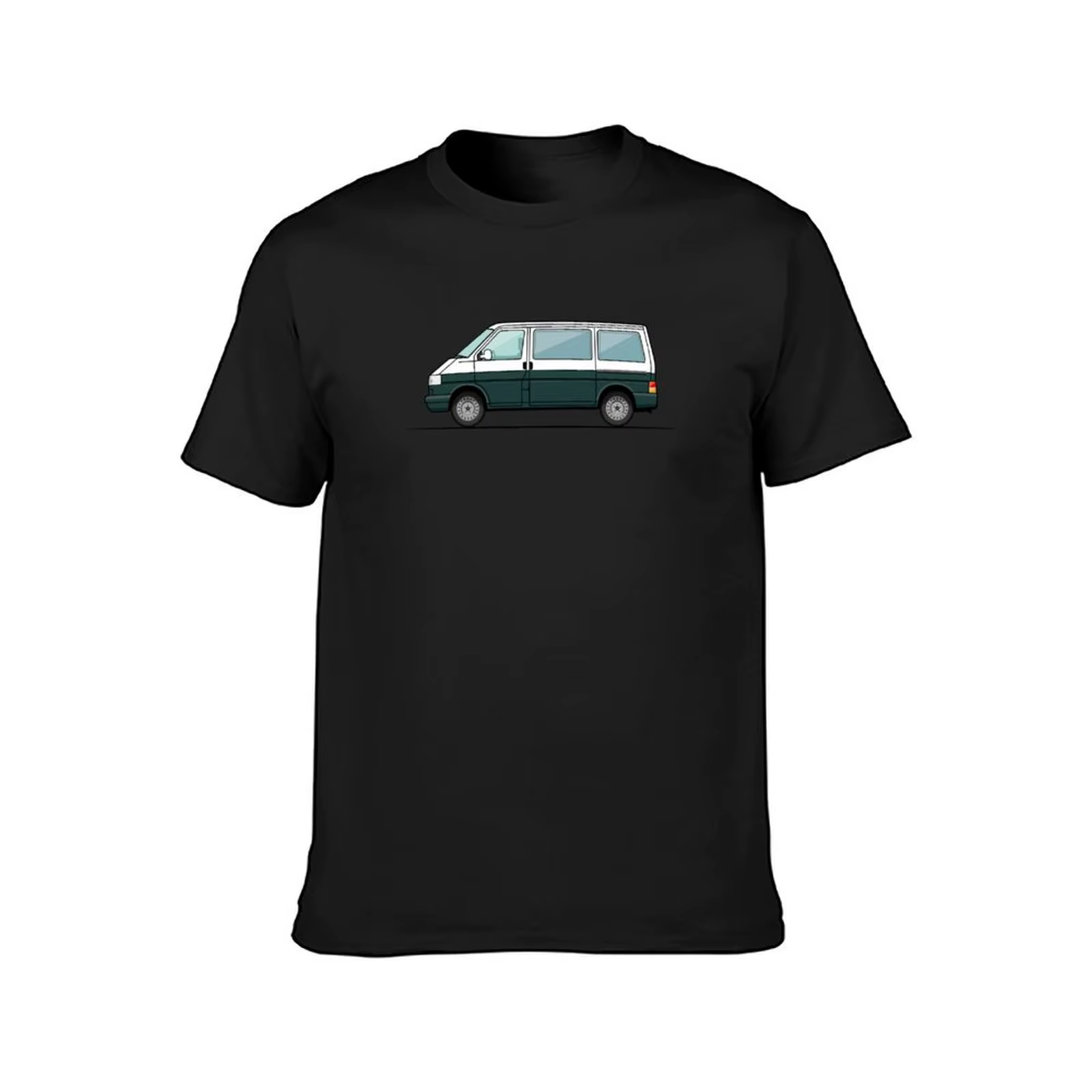 T-Shirt T4 Bus Blanc/Vert pour Homme, Vêtement Humoristique
