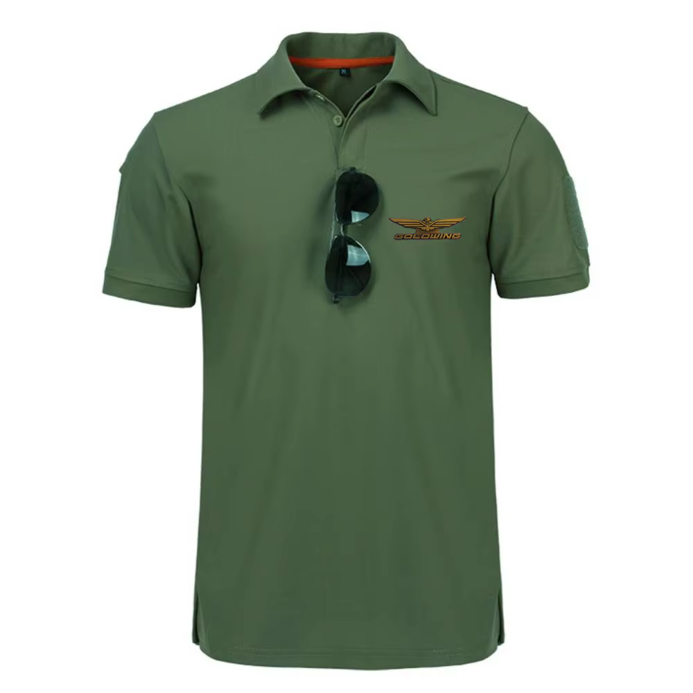 Hommes Polo à manches courtes POLOS sport Fitness chemises T-Shirt maille