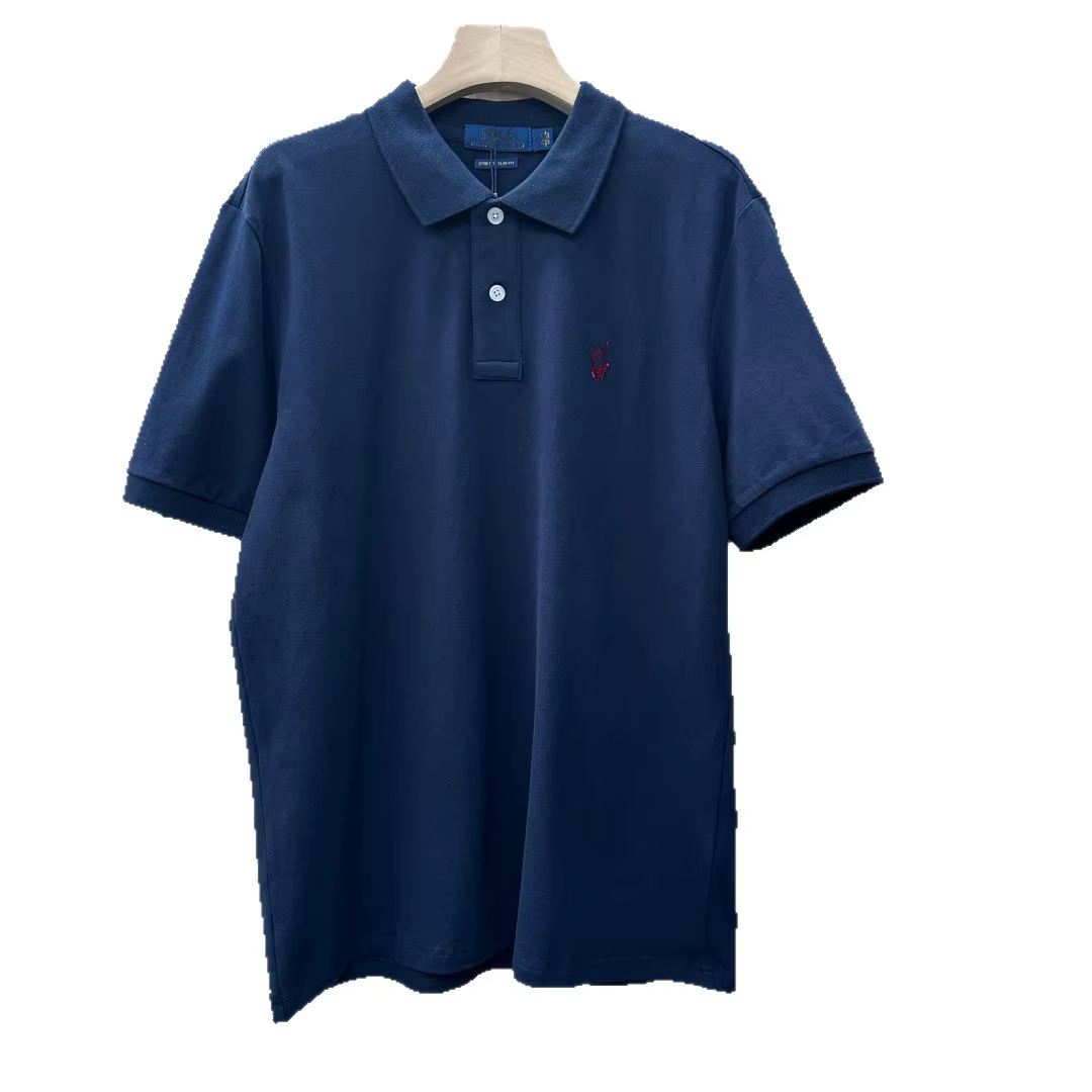Polo brodé d'été pour homme