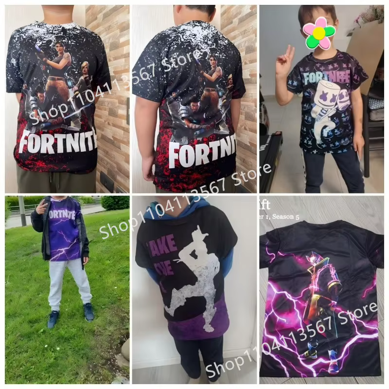 Fortnite t-shirt hommes jeu de tir bataille héros